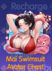 1girl animated armpits arms_behind_head artist_request breasts brown_eyes brown_hair cleavage fatal_fury grabbing_another&#039;s_breast groping heart heart-shaped_pupils japanese_clothes large_breasts looking_at_viewer octopus one_eye_closed outdoors ponytail shiranui_mai snk source_request symbol-shaped_pupils tagme tentacles the_king_of_fighters video