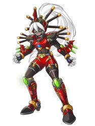 Rule 34 | 1girl, absurdres, alternate costume, alternate eye color, alternate hair color, alternate skin color, armor, armored boots, armored gloves, assault visor, belt, belted shorts, biometal, body armor, bodystocking, boots, breasts, chest jewel, ciel (mega man), commission, commissioner upload, covered navel, dark skin, elbow gloves, epsilon (mega man), eyelashes, full body, gauntlets, gloves, helmet, highres, knee boots, long bangs, long hair, mega man (series), mega man x: command mission, mega man x (series), mega man zero (series), mega man zx, non-web source, petite, ponytail, shorts, shoulder armor, small breasts, thighs, transparent background, uta guipiy, white hair, yellow eyes