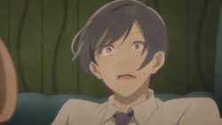 1boy 1girl 69 animated anime_screenshot araburu_kisetsu_no_otomedomo_yo ass bed bedroom brother_and_sister face_in_ass highres hitoha_hongo hongo_hitoha implied_upskirt incest loli school_uniform siblings sound tagme upskirt video