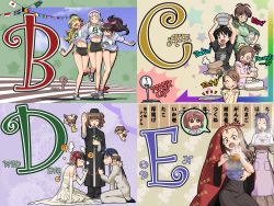 &gt;_&lt; 6+girls :d :p @_@ ahoge akizuki_ritsuko amami_haruka angel angel_wings apron blush blush_stickers book bowl breasts cake cake_batter chibi chopsticks cross cross_necklace daikon drooling elbow_gloves english_text everyone closed_eyes food futami_ami futami_mami ganaha_hibiki glasses gloves hagiwara_yukiho hakama hakama_skirt headt highres hoshii_miki idolmaster idolmaster_(classic) instrument japanese_clothes jewelry kikuchi_makoto kisaragi_chihaya medium_breasts midriff minase_iori miura_azusa multiple_girls necklace no_bra o_o oden open_mouth otonashi_kotori plate radish shijou_takane siblings sisters skirt small_breasts smile speech_bubble steam sweatdrop takatsuki_yayoi tongue tongue_out track_and_field trumpet twins underboob vest weighing_scale wings