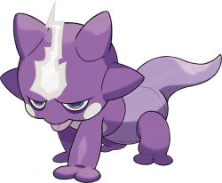 artist_request blue_eyes full_body gen_8_pokemon nintendo no_humans official_art pokemon pokemon_(creature) pokemon_focus pokemon_swsh purple_pupils solo third-party_source tongue tongue_out toxel transparent_background
