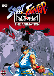 Rule 34 | 1990s (style), 3girls, 4boys, absurdres, akuma (street fighter), capcom, chun-li, dougi, headband, highres, karate gi, kasugano sakura, ken masters, multiple boys, multiple girls, official art, retro artstyle, rose (street fighter), ryu (street fighter), series), street fighter, street fighter zero, street fighter zero (, umakoshi yoshihiko, zangief