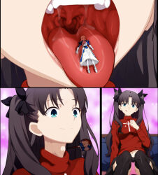 fate_(series) giant giantess sachi-san tohsaka_rin vore