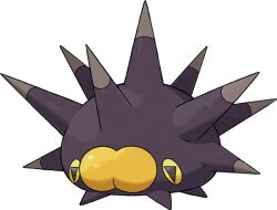 Rule 34 | animal focus, artist request, full body, gen 8 pokemon, nintendo, no humans, official art, pincurchin, pokemon, pokemon (creature), pokemon focus, pokemon swsh, solo, spikes, symbol-shaped pupils, third-party source, transparent background, triangle-shaped pupils, yellow eyes