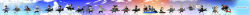 &gt;_&lt; 5girls 6+boys absurdres ace_combat ace_combat_04 ace_combat_5 ace_combat_zero airborne_early_warning_and_control aircraft aircraft_carrier airplane albert_genette alvin_h_davenport animal animal_on_head bird black_eyes black_hair blaze blonde_hair blue_eyes blush blush_stickers bomber_jacket book bouquet box brown_eyes brown_hair cape character_name cipher_(ace_combat) clenched_teeth closed_eyes demon_of_razgriz dove emblem english_text f-14 f-15 f-15_eagle f-22 facial_hair fighter_jet flag flower fur_trim galm_team gift gift_box green_eyes hans_grimm heart helmet highres inaba_tomoe incredibly_absurdres jacket kei_nagase lantern larry_foulke long_hair long_image military military_vehicle mobius_1 mobius_strip multiple_boys multiple_girls namco necktie on_head one_eye_closed open_mouth paper_airplane patrick_james_beckett photo_(object) pigeon pilot_suit pj_(ace_combat_zero) platinum_blonde_hair ship short_hair skirt skirt_set sky smile storyteller_boy_(ace_combat) stubble su-37 sunglasses teeth text_focus tongue tongue_out walking warship watercraft white_hair wide_image winged_helmet wink yellow_13 yellow_4