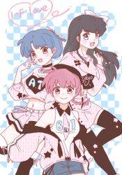 Rule 34 | 3girls, bemani, highres, kuonji ukyou, multiple girls, pop&#039;n music, ranma-chan, ranma 1/2, tendou akane