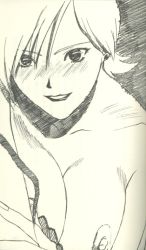 breasts katsura_ken&#039;ichirou miki_(viper) monochrome short_hair tagme viper_(series) viper_ctr