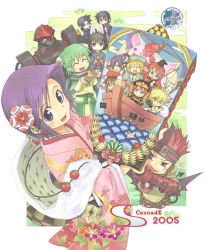 2005 2girls 4boys :d =_= ^^^ ^_^ animal_ears armor aty aty_(summon_night) azlier bat_wings belt beret bird black_hair blue_eyes blue_hair blush boat bulrell cannon capelet cascade cat chibi closed_eyes cloud cross crossover dated demon_tail drawing_(object) everyone facial_mark fang fish fishing_rod flat_chest floral_print flower fox_ears from_above furisode glasses green_hair hair_between_eyes hair_flower hair_ornament hasaha hat headband helmet holding horns japanese_clothes kimono kyle_(summon_night) le-o-ld looking_at_viewer looking_back magna mecha meimei multiple_boys multiple_girls nesty open_mouth pointy_ears purple_eyes purple_hair rabbit_ears red_eyes red_hair resi rexx robot sash scarf ship short_hair silver_hair sky smile sonolar spiked_hair spikes staff standing studded_belt summon_night summon_night_2 summon_night_3 sweatdrop tail telescope toris watanuki_nao water watercraft wings wizard_hat yard yellow_eyes yukata