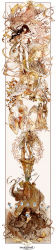 1other 5girls 6+boys absurdres ambiguous_gender androgynous banner black_wings borrowed_character braid branch child cloak copyright_name fantasy feathered_wings hetero highres holding holding_sword holding_weapon hood hood_up hooded_cloak hug implied_kiss kamal_(pixiv_fantasia) oversized_wings leaf long_hair long_image magic monster_girl multiple_boys multiple_girls nib_pen_(medium) painting_(medium) pen_(medium) pixiv_fantasia pixiv_fantasia_4 pointy_ears shirahama_kamome short_hair surreal sword tall_image talons traditional_media watercolor_(medium) weapon white_wings wings