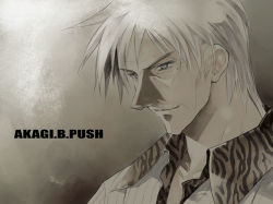 1boy akagi akagi:_yami_ni_oritatta_tensai akagi_shigeru formal_clothes fukumoto_mahjong male_focus solo suit sumi_keiichi ten_(manga) white_hair