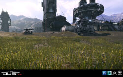 3d autodesk_3ds_max_(medium) building caldari_state_(eve_online) cannon cloud cloudy_sky commentary copyright_logo copyright_name day dust_514 eve_online gallente_federation_(eve_online) glowing grass haoliang_yang logo military_vehicle motor_vehicle mountain mountainous_horizon no_humans outdoors photoshop_(medium) realistic scenery science_fiction sky tank tank_turret unreal_engine_(medium) zbrush_(medium)
