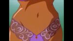 1990s_(style) 2girls animated bear bent_over blonde_hair bouncing_breasts bra breasts brown_hair burn-up burn-up_excess cleavage close-up female_focus head_out_of_frame kinezono_rio large_breasts multiple_girls nanvel_candlestick panties purple_bra purple_panties retro_artstyle shirt short_hair underwear underwear_only video video white_bra white_panties