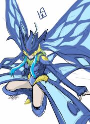 Rule 34 | 1girl, armor, armored boots, armored gloves, armored leotard, boots, breasts, butterfly wings, digimon, digimon (creature), digimon story: cyber sleuth, digimon story: cyber sleuth hacker&#039;s memory, female focus, fur collar, gloves, helmet, high heels, highres, hudiemon, insect wings, leotard, long hair, medium breasts, ph6xeivbgpimggg, shoulder armor, skirt, solo, solo focus, thick thighs, thighhighs, thighs, tinted eyewear, wings, yellow-tinted eyewear