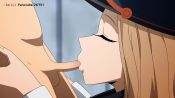 1boy 1girl age_difference animated artist_name blonde_hair boku_no_hero_academia censored close-up closed_eyes clothed_female_nude_male felipe_godoy fellatio hat hetero highres kneeling long_hair mosaic_censoring nude oral penis shota small_penis utsushimi_kemii video watermark