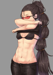 1girl abs league_of_legends midriff navel tagme vayne_(league_of_legends)