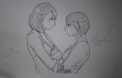 artist_request catfight greyscale monochrome sketch sketchbook tagme wrestling wrestling_outfit