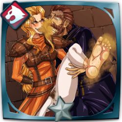 eyvel_(fire_emblem) fire_emblem fire_emblem:_thracia_776 fire_emblem_heroes lowres nintendo raydrik_(fire_emblem) smelly_feet tagme