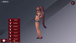 1girl 3d action_taimanin adapted_costume alternate_costume animated ass ass_shake bikini brown_hair curvy hands_on_own_hips highres huge_ass lilith-soft long_hair looking_at_viewer mizuki_yukikaze multiple_views official_alternate_costume official_alternate_hairstyle one-piece_tan pink_eyes ryona shiny_clothes shiny_skin smile sound swimsuit taimanin_(series) taimanin_yukikaze tan tanline thong_bikini turnaround twintails very_long_hair video walking