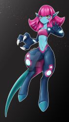 1girl dinosaur_tail duna_(fossil_fighters) female_focus fossil_fighters highres looking_at_viewer monster_girl solo tail