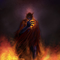 1990s_(style) 1boy cloak final_fantasy final_fantasy_iv fire male_focus rubicante solo sumito