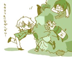 00s billy_katagiri graham_aker gundam gundam_00 happy haro katamari katamari_damacy legs lowres mobile_suit rolling running scared the_prince