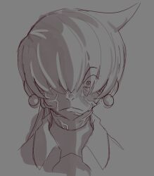Rule 34 | 1girl, 1shermieaday, earrings, female focus, jacket, jewelry, long hair, looking at viewer, ponytail, shermie (kof), the king of fighters, very long hair