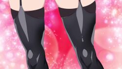 1girl animated anime_screenshot black_choker black_garter_straps black_thighhighs blush breasts choker cleavage collarbone dominatrix garter_straps gradient_hair groin haite_kudasai_takamine-san haitekudasai_takamine-san highleg highleg_panties highres large_breasts multicolored_hair navel panties partially_visible_vulva purple_hair red_eyes sidelocks sound stomach tagme takamine_takane thighhighs thighs two-tone_hair underwear video