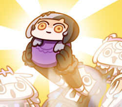 5girls aged_down animal_ears black_gloves black_hair black_horns black_sleeves black_vest blonde_hair commentary detached_sleeves dog_ears dog_girl dress english_commentary fuwawa_abyssgard fuwawa_abyssgard_(1st_costume) gloves grey_hair highres holoadvent hololive hololive_english horn_hairband horns keenbiscuit koseki_bijou koseki_bijou_(1st_costume) mococo_abyssgard mococo_abyssgard_(1st_costume) multicolored_hair multiple_girls nerissa_ravencroft nerissa_ravencroft_(1st_costume) open_mouth shiori_novella shirt split-color_hair vest virtual_youtuber white_dress white_shirt yellow_eyes