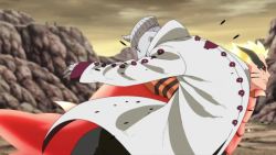 Rule 34 | animal ears, animated, anime screenshot, bandaged arm, bandaged hand, bandages, blonde hair, blood, boruto: naruto next generations, cape, debris, dust, electricity, energy ball, energy clash, facial tattoo, fighting, fighting stance, hand to hand, highres, jacket, jigen (boruto), kicking, kyuubi (naruto), multicolored eyes, multiple tails, naruto (series), punching, rasengan, red eyes, rod, sandals, slit pupils, sound, sweat, tagme, tail, tattoo, uzumaki naruto, video, water