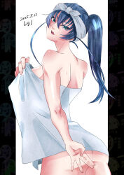Rule 34 | 1girl, ass, breasts, highres, igawa asagi, large breasts, long hair, taimanin (series), taimanin asagi, towel