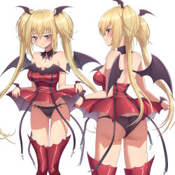 Rule 34 | ass, blush, breasts, clothes lift, halloween, highres, hoshina utau, kamuchin soda, large breasts, panties, shugo chara!, skirt, skirt lift, thighhighs, underwear