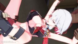 1girl 2boys 3d animated animated_gif arm_up arms_behind_back arms_behind_head arms_up assisted_rape assisted_sex belly bouncing_breasts bound bound_wrists breasts deep_penetration forced forced_orgasm grabbing_another&#039;s_arm gurupenjas hetero honkai:_star_rail honkai_(series) inflation leg_grab multiple_boys navel pregnant pubic_tattoo pussy rape sex shirt small_breasts solo_focus spread_legs stomach_bulge tattoo thighhighs topaz_(honkai:_star_rail) torn_clothes torn_shirt torn_thighhighs
