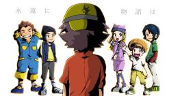 Rule 34 | digimon, digimon frontier, himi tomoki, kanbara takuya, kimura kouichi, minamoto kouji, orimoto izumi, shibayama junpei