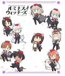 6+girls aila_paivikki_linnamaa animal_ears aviation_magic_band bird bird_ears bird_girl black_eyes black_hair black_pantyhose black_skirt blue_eyes braid brown_eyes brown_hair cat_ears cat_girl cat_tail chibi dark-skinned_female dark_skin dog_ears dog_girl dog_tail eleonore_giovanna_gassion everyone finn_(luminous_witches) flocke_(luminous_witches) garrison_cap glasses gloves green_eyes grey_hair hair_over_one_eye hairband hat head_wings high_ponytail joanna_elizabeth_stafford kiwi_(bird) kyuu-chan_(luminous_witches) long_hair low_ponytail luminous_witches lyudmila_andreyevna_ruslanova manaia_matawhaura_hato maria_magdalena_dietrich moffy_(luminous_witches) multiple_girls neck_ribbon necktie official_art okoge_(luminous_witches) olivier_(luminous_witches) one_eye_closed open_mouth pantyhose pekorus_(luminous_witches) ponytail puffy_short_sleeves puffy_sleeves ribbon rio_(luminous_witches) running sheep_ears sheep_girl shibuya_inori shimada_fumikane short_hair short_sleeves simple_background single_braid skirt sleeping sleeveless smile smile_(luminous_witches) squirrel_ears squirrel_girl squirrel_tail standing sylvie_cariello tail thick_eyebrows virginia_robertson white_background white_gloves white_hair wings wolf_ears wolf_girl wolf_tail world_witches_series yellow_eyes