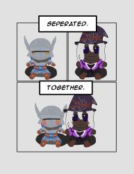 1boy 1boy1girl absurdres couple dark-skinned_female dark_skin elden_ring elden_ring_nightreign hetero highres knight non-web_source recluse_(elden_ring) wylder_(elden_ring)