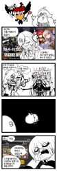 1boy 4koma 6+girls 7.62x54mmr absurdres aek-999 aek-999_(girls&#039;_frontline) ahoge ammunition ammunition_belt ammunition_box anger_vein anti-materiel_rifle arrow_(projectile) arrow_(symbol) ascot beret bolt_action bullpup c: carbine_cartridge censored censored_text character_name chibi clone closed_eyes comic commander_(girls&#039;_frontline) commander_(girls&#039;_frontline)_(madcore) commentary cosplay crying cz75_(girls&#039;_frontline) diamond_mouth formal_clothes fully_powered_cartridge g36_(girls&#039;_frontline) game_screenshot_background gameplay_mechanics girls&#039;_frontline gloves gun hair_ornament hair_over_one_eye hair_ribbon hairclip hat heart heart-shaped_arrow heart-shaped_eyes heart_arrow highres iws_2000_(girls&#039;_frontline) iws_2000_(the_seventh_sealer)_(girls&#039;_frontline) korean_text long_hair m99_(girls&#039;_frontline) machine_gun madcore military military_uniform monocle mosaic_censoring mp5_(girls&#039;_frontline) mp5_(girls&#039;_frontline)_(cosplay) multiple_girls muscular muscular_male neck_ribbon needlegun negev_(girls&#039;_frontline) official_alternate_costume open_mouth page_number partially_colored pointing prostration pumpkin ribbon rifle rifle_cartridge screenshot_background sharp_teeth short_hair sitting smile sniper_rifle steyr_iws_2000 streaming_tears suit super-shorty_(girls&#039;_frontline) sweatdrop tears teeth translation_request type_97_(girls&#039;_frontline) upper_teeth_only weapon