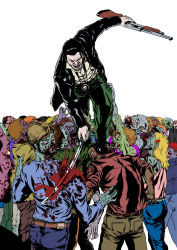 battle blood camera capcom dead_rising frank_west katana sword tagme weapon zombie