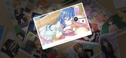 Rule 34 | 1boy, 6+girls, black hair, blue eyes, blue hair, breasts, brown hair, date a live, date a live: spirit pledge, dress, fujibakama mii, game cg, hair between eyes, hair ribbon, hazakura mai, himekawa yoshino, itsuka kotori, izayoi miku, long hair, medium breasts, multiple girls, official art, open mouth, orange hair, photo (object), raizen high school uniform, red hair, ribbon, school uniform, spiked hair, third-party source, tobiichi origami, yamabuki ai, yamai kaguya, yamai yuzuru, yoshinon
