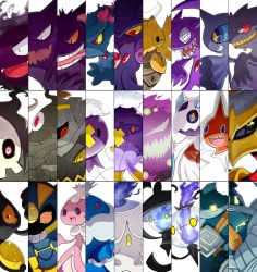 banette chandelure cofagrigus column_lineup creatures_(company) disgaea drifblim drifloon dusclops dusknoir duskull frillish froslass game_freak gastly gen_1_pokemon gen_2_pokemon gen_3_pokemon gen_4_pokemon gen_5_pokemon gengar ghost giratina golett golurk haunter highres jellicent lampent legendary_pokemon litwick makai_senki_disgaea md5_mismatch misdreavus mismagius nintendo nippon_ichi parody pokemon pokemon_(creature) pokemon_bw pokemon_dppt pokemon_gsc pokemon_rgby pokemon_rse rae_(hexedwithluck) resized rotom sableye shedinja shuppet spiritomb watermark yamask