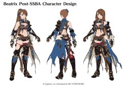 ass beatrix_(granblue_fantasy) butt_crack granblue_fantasy highres official_art smile tagme