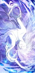 bubble character_request closed_eyes collarbone colored_eyelashes colored_skin highres imam_(oozlo) korean_commentary my_s-class_hunters parted_lips surreal upside-down white_eyelashes white_skin