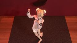 1girl 3d 6+boys animated architecture as109 ass audience bamboo barefoot blonde_hair bowing bun_cover china_dress chinese_clothes clothing_cutout dancing detached_sleeves double_bun dress east_asian_architecture flat_chest folding_fan garnidelia hair_bun hair_ornament hairclip hand_fan heart heart_hands highleg highleg_panties lantern loli moka multiple_boys navel navel_cutout original panties paper_lantern plant pointy_ears side_slit stage stone_lantern tagme teahouse tougen_renka underwear video white_dress yellow_eyes