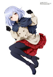 Rule 34 | 1girl, absurdres, aru majo ga shinu made, copyright name, copyright notice, highres, looking at viewer, magazine scan, megami magazine, official art, pantyhose, ruri (whomor), scan, simple background, solo, sophie hayter, white background