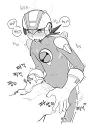 1boy ass bodysuit capcom mega_man_(series) mega_man_battle_network megaman.exe sex tango_dream