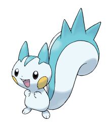 animal_focus black_eyes dot_nose full_body gen_4_pokemon highres nintendo no_humans official_art open_mouth pachirisu pokemon pokemon_(creature) pokemon_dppt pokemon_focus smile solo squirrel sugimori_ken teeth third-party_source transparent_background