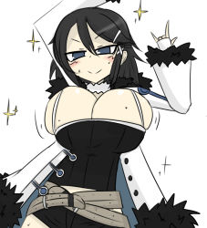 1girl asagiri_asagi black_hair breasts disgaea female_focus huge_breasts solo tagme vaba