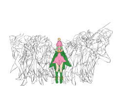 Rule 34 | 6+girls, bancholilimon, biolotusmon, digimon, digimon (creature), fairy, flower, lilamon, lilimon, lilimon x-antibody, lotusmon, monster girl, multiple girls, petals, plant girl, rosemon, rosemon burst mode, rosemon x-antibody