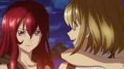 1boy 5girls :o angelise_ikaruga_misurugi angry animated antenna_hair audible_speech back_cutout ball_busting barefoot bdsm blonde_hair brown_hair campfire cargo_pants cbt clothing_cutout cross_ange crotch_kick english_audio femdom fire frown green_shirt gun hilda_(cross_ange) holster holstered hug lips long_hair long_sleeves looking_back mole mole_under_eye multiple_girls open_mouth outdoors pants plunging_neckline purple_eyes red_eyes red_hair shirt sideways_mouth smile sound squeezing_testicles surprised surprised_lines sweatdrop swimsuit tank_top testicle_grab testicles tsurime tusk_(cross_ange) video weapon yellow_shirt