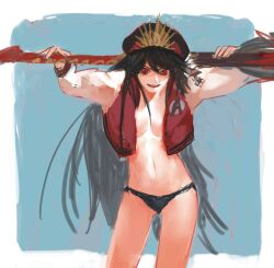 1girl artist_request fate/grand_order fate_(series) oda_nobunaga_(fate) tagme weapon