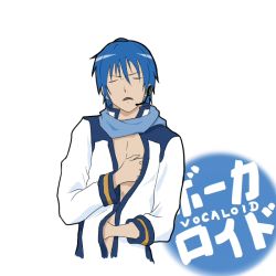 Rule 34 | 1boy, hosaka (minami-ke), kaito (vocaloid), male focus, minami-ke, parody, solo, vocaloid